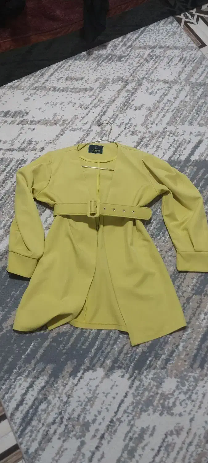 مانتو کمربند دار نو|لباس|الشتر, |دیوار