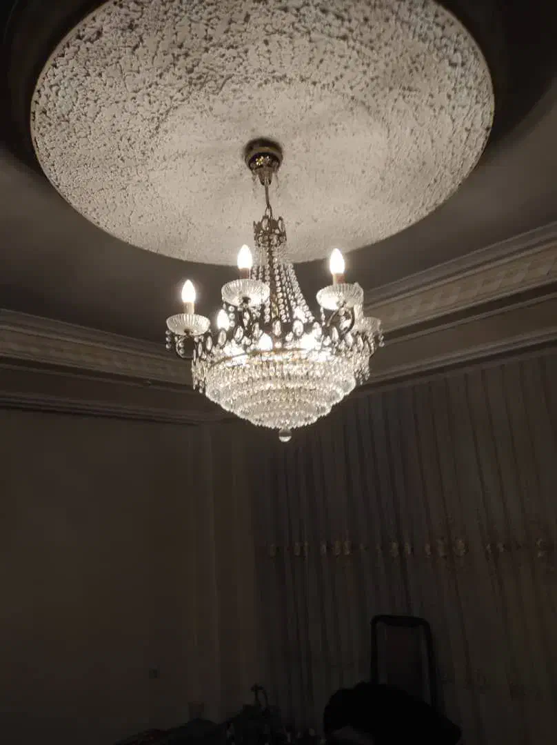 لوستر کریستال قدیمی|لوستر و چراغ آویز|تبریز, |دیوار