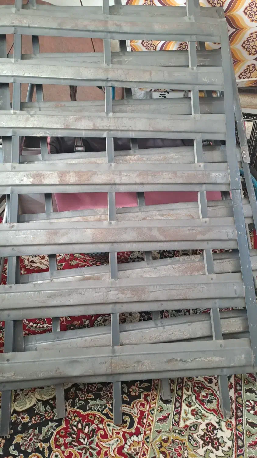 تخت فلزی دو نفره دومیلیون|تشک تختخواب|قزوین, |دیوار