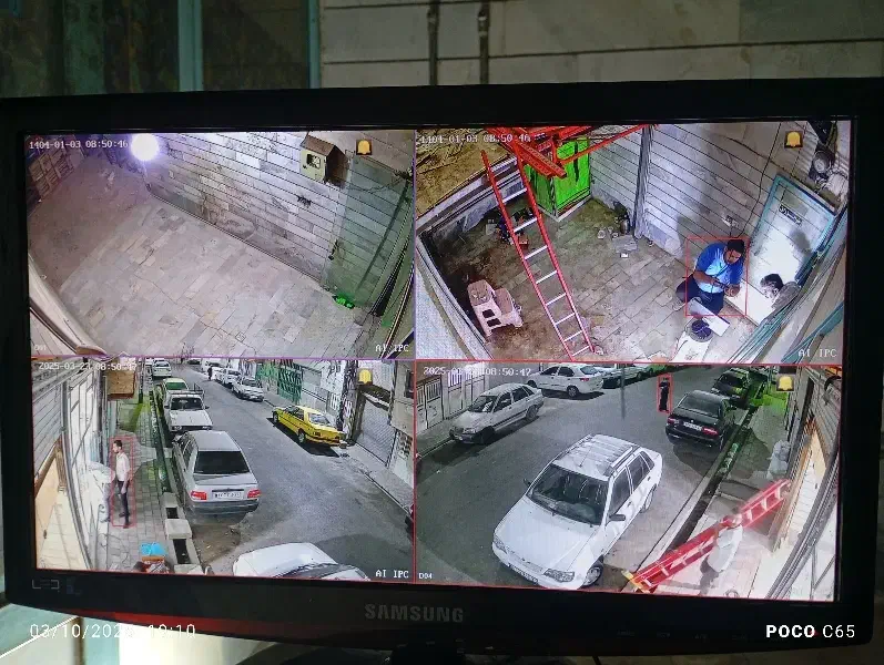 دوربین دام 5mp IP دید در شب رنگی صدا دار|دوربین مداربسته|بهارستان, |دیوار