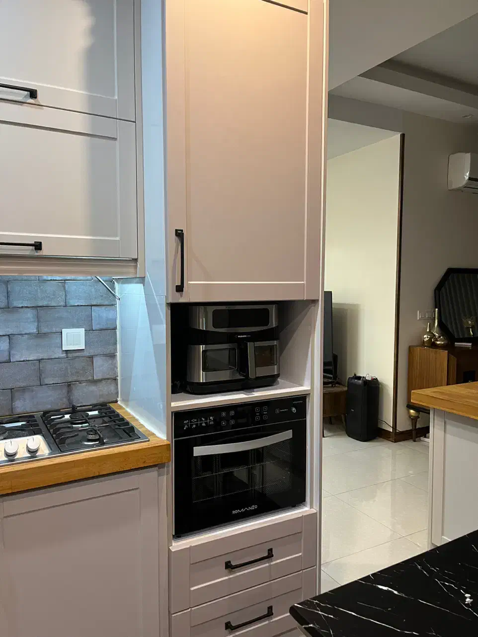 کابینت نئوکلاسیک رنگ فیلی جدید|مصالح و تجهیزات ساختمان|کرج, گوهردشت|دیوار