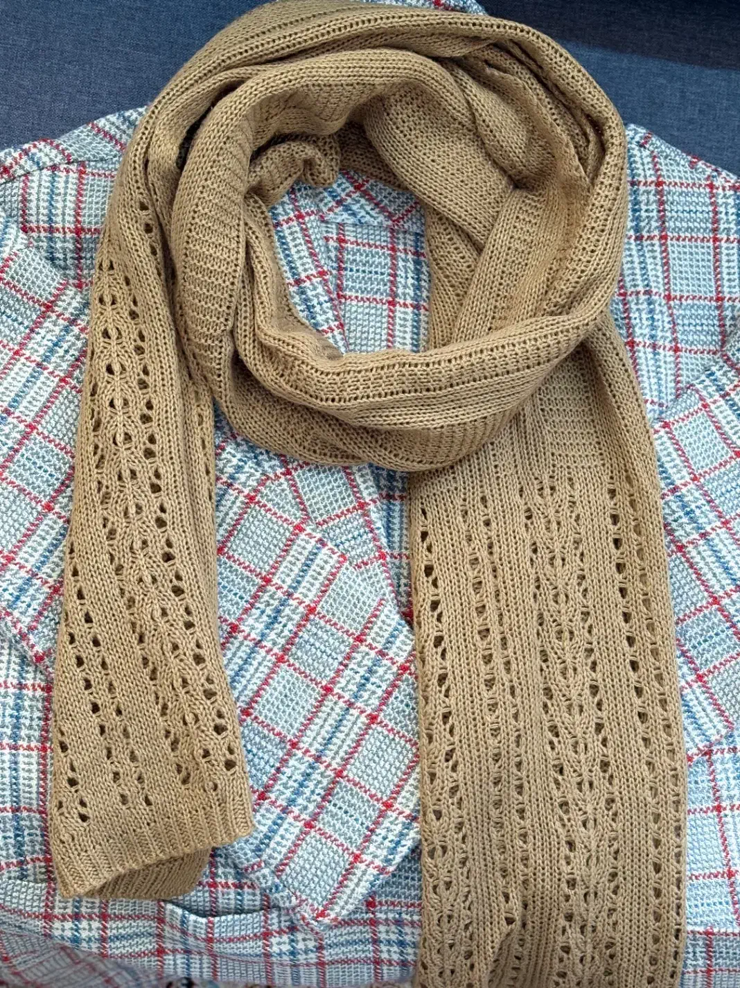 کت چهار خونه پاییزی و شال بافت|لباس|پاکدشت, پاکدشت (مامازند)|دیوار