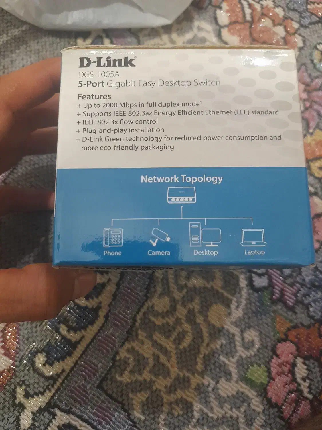 سویچ دی لینک پنج پورت مدل1005|مودم و تجهیزات شبکه|اهواز, کوی مهدیس|دیوار