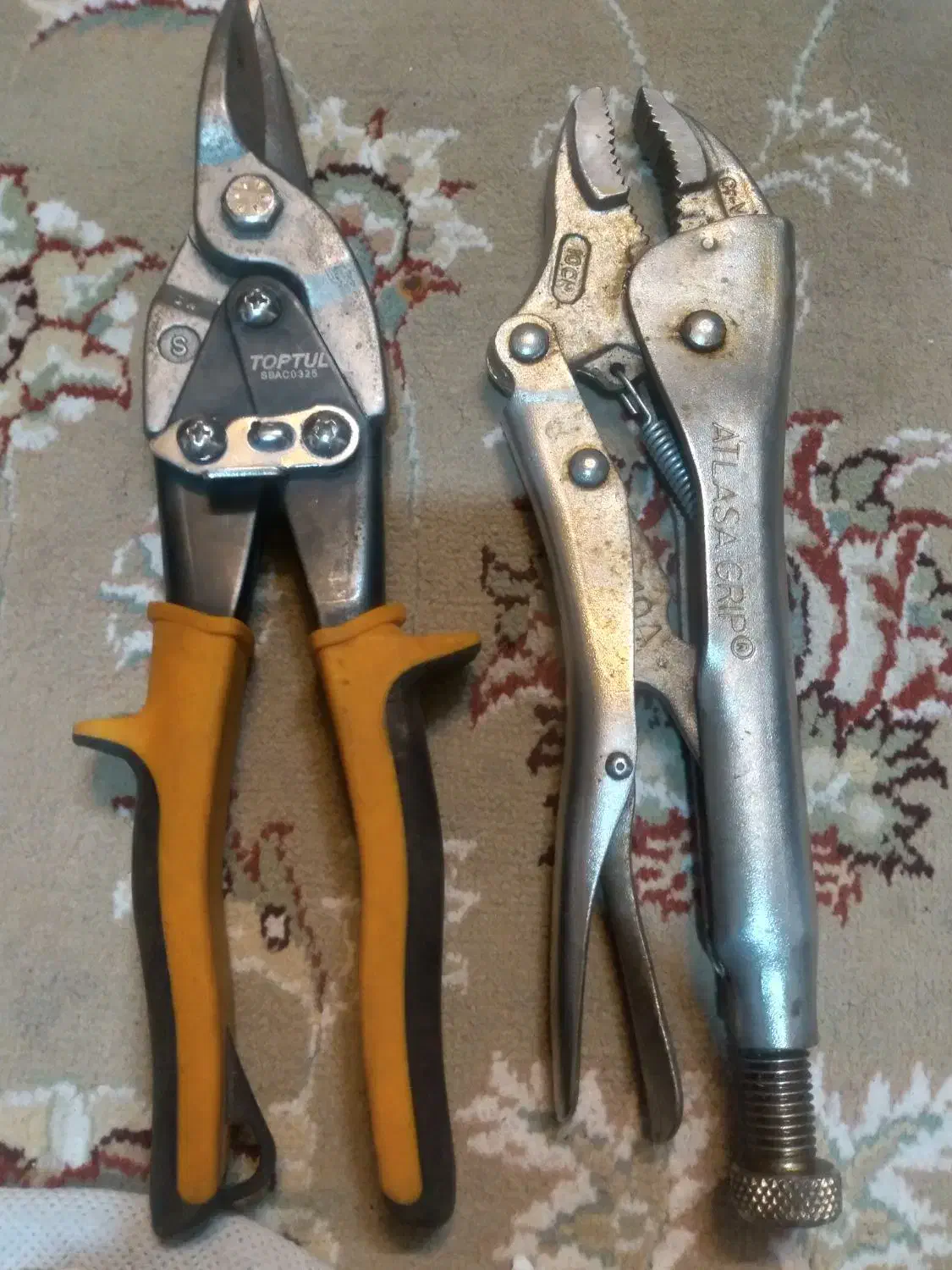 قیچی اهن بر و انبر قفلی|ابزارآلات|شیراز, بالا کفت|دیوار