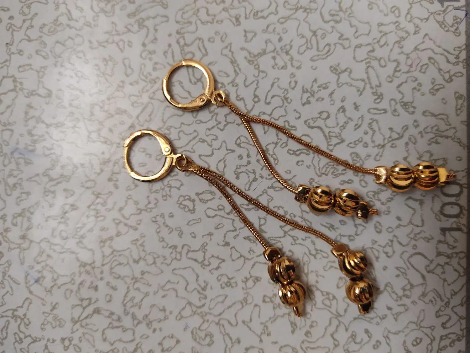 گوشواره  ژوبینگ طرح طلا|بدلیجات|قم, باغ شریفی|دیوار