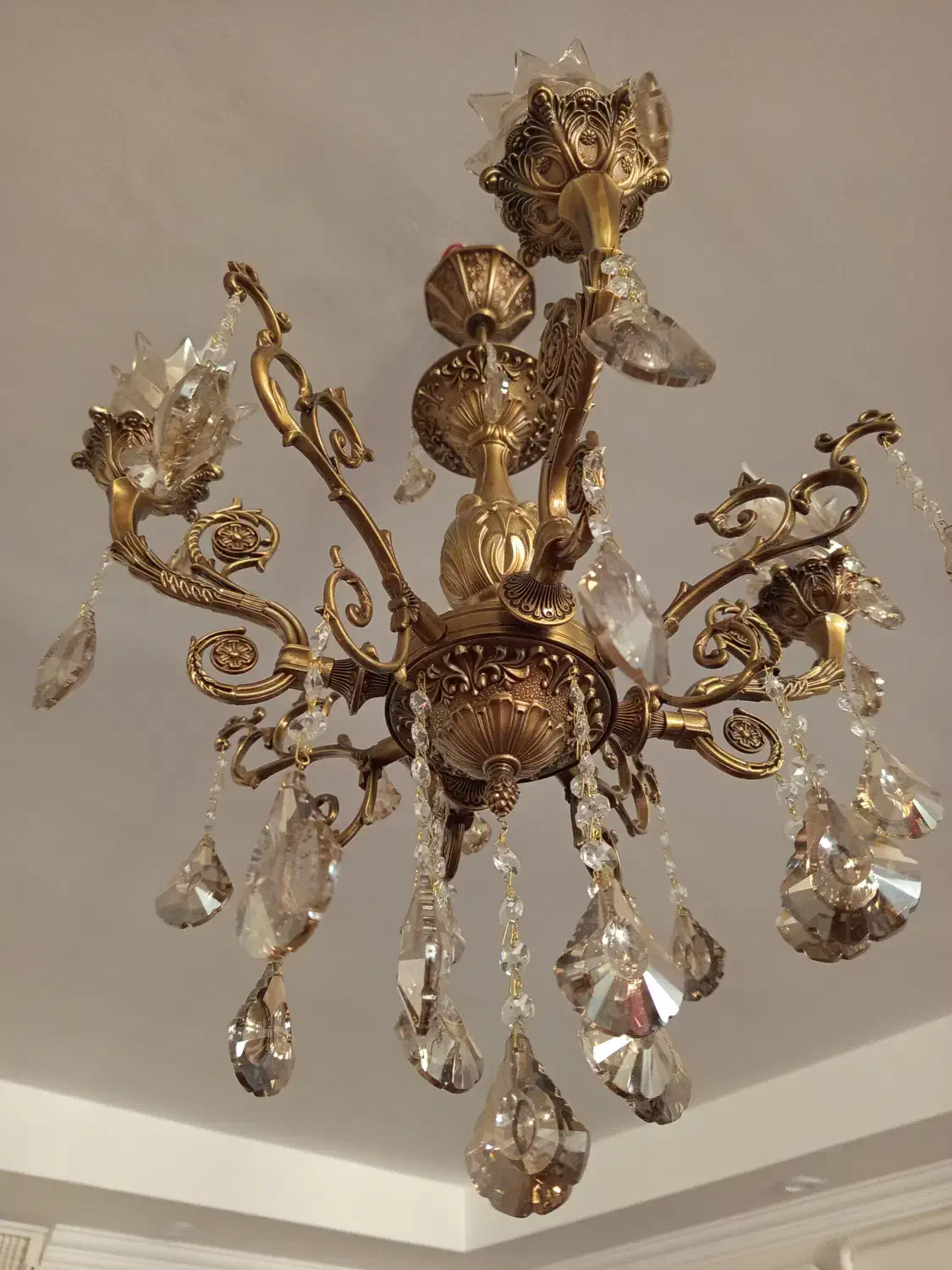 ۲ تا لوستر چهار شاخه در حد نو|لوستر و چراغ آویز|اراک, |دیوار