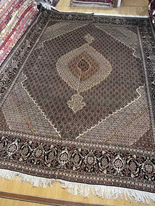 فرش جفت ۱۲ متری ماهی تبریز گل ابریشم|فرش|تهران, سلسبیل شمالی|دیوار