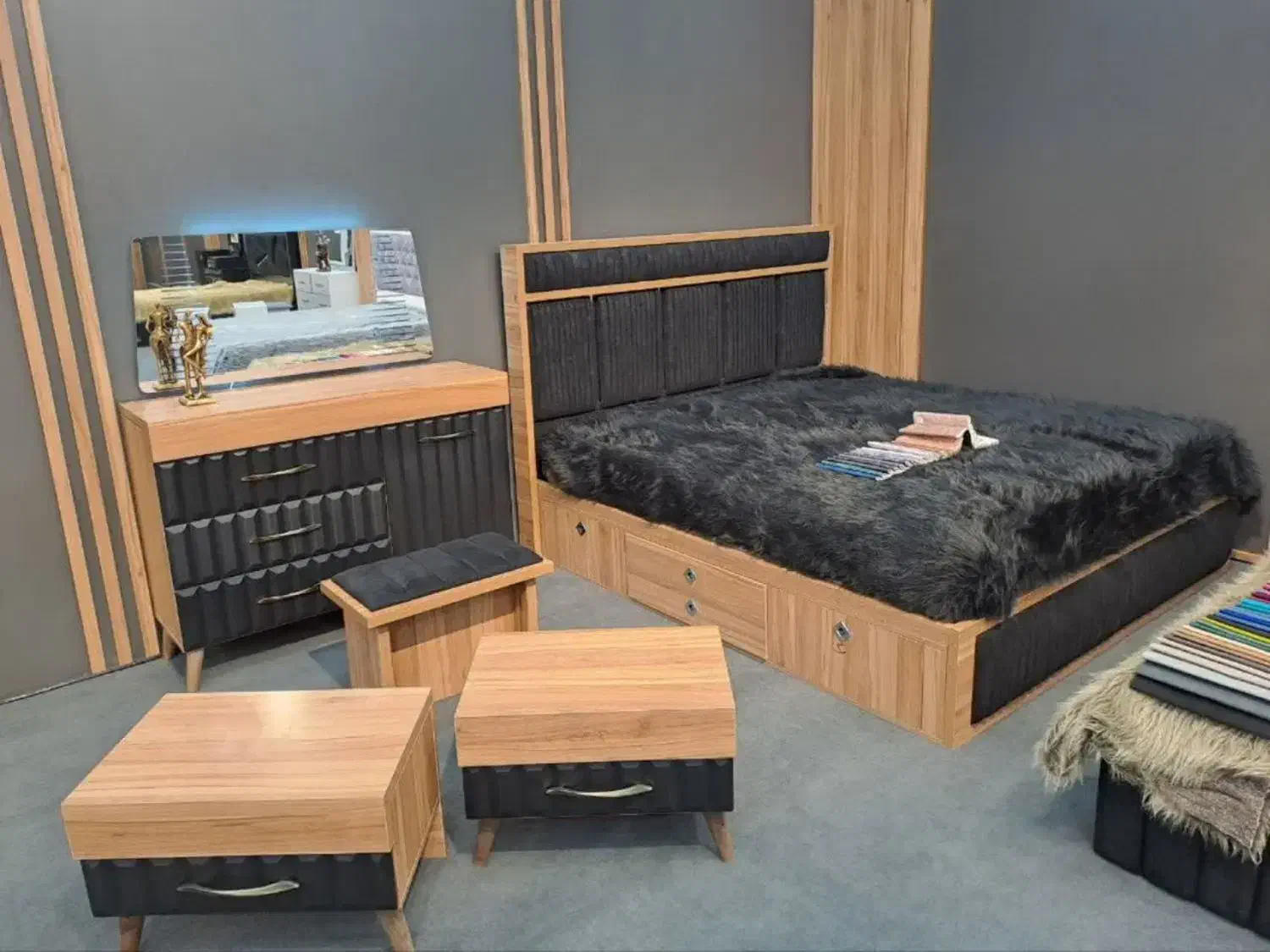 تولید انواع چوپ‌ بابهترین جنس|تخت و سرویس خواب|حبیب آباد, |دیوار