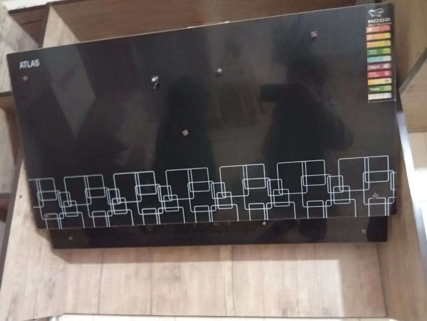 هود لمسی و کنترل دار شیشه ای|هود|سرعین, |دیوار