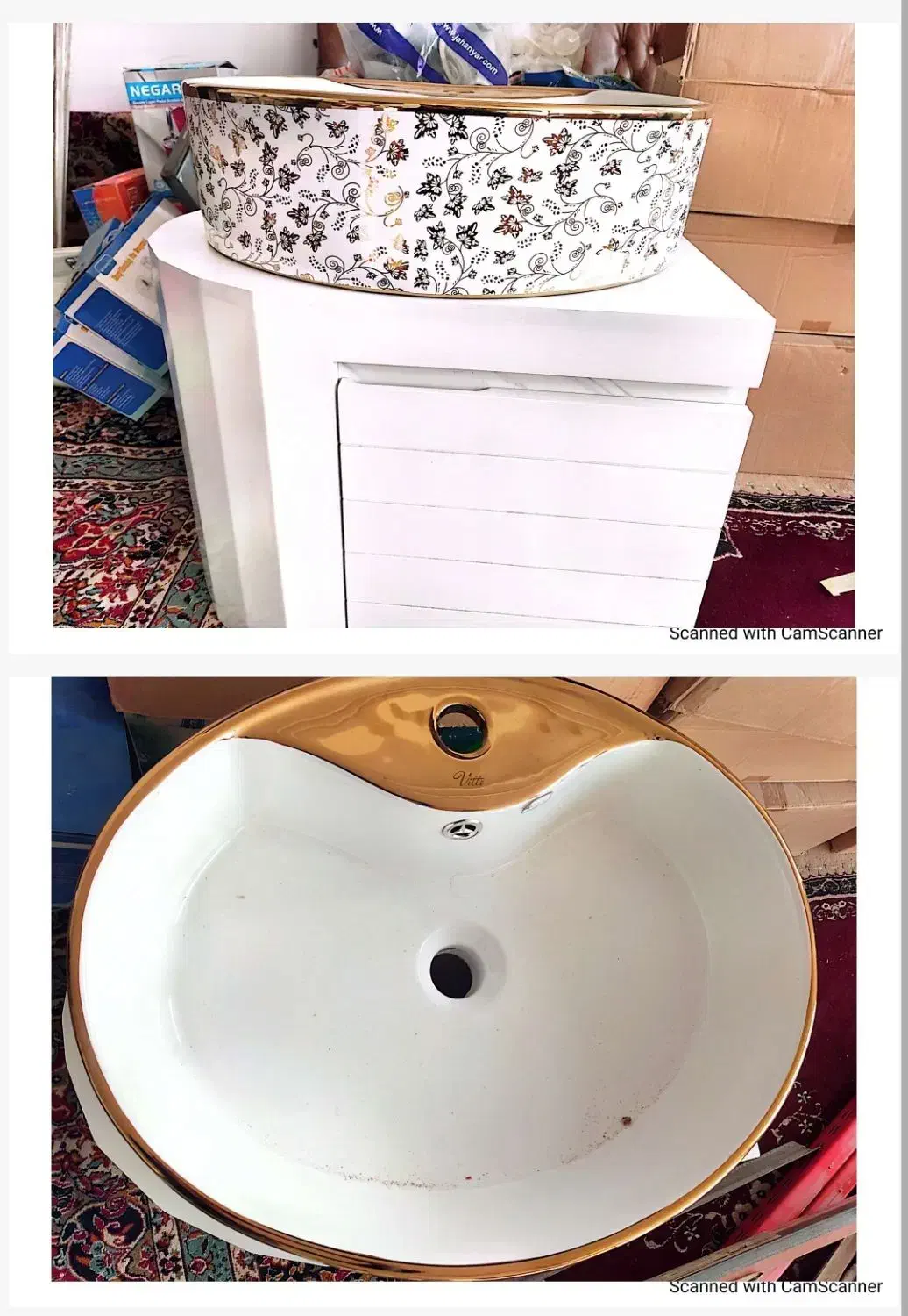 کاسه روشویی وارداتی|لوازم سرویس بهداشتی|شهرضا, |دیوار