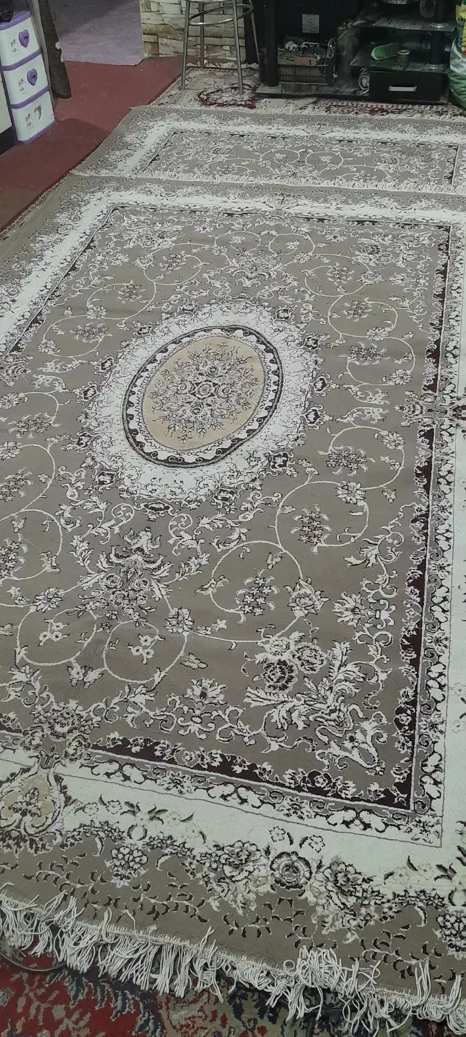 یک جفت فرش ۶ متری گردویی ۵۰۰ شانه مشهد|فرش|مشهد, وحید|دیوار
