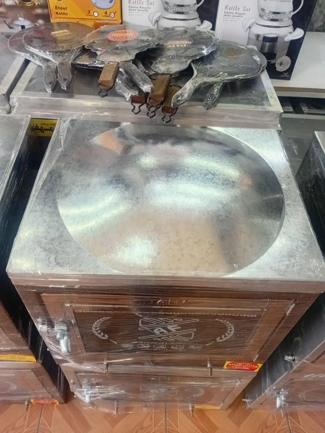 تنور گازی دو سینی ساج دایره کد تولید ۵۵۶|اجاق گاز و لوازم برقی پختوپز|کرج, گلشهر|دیوار