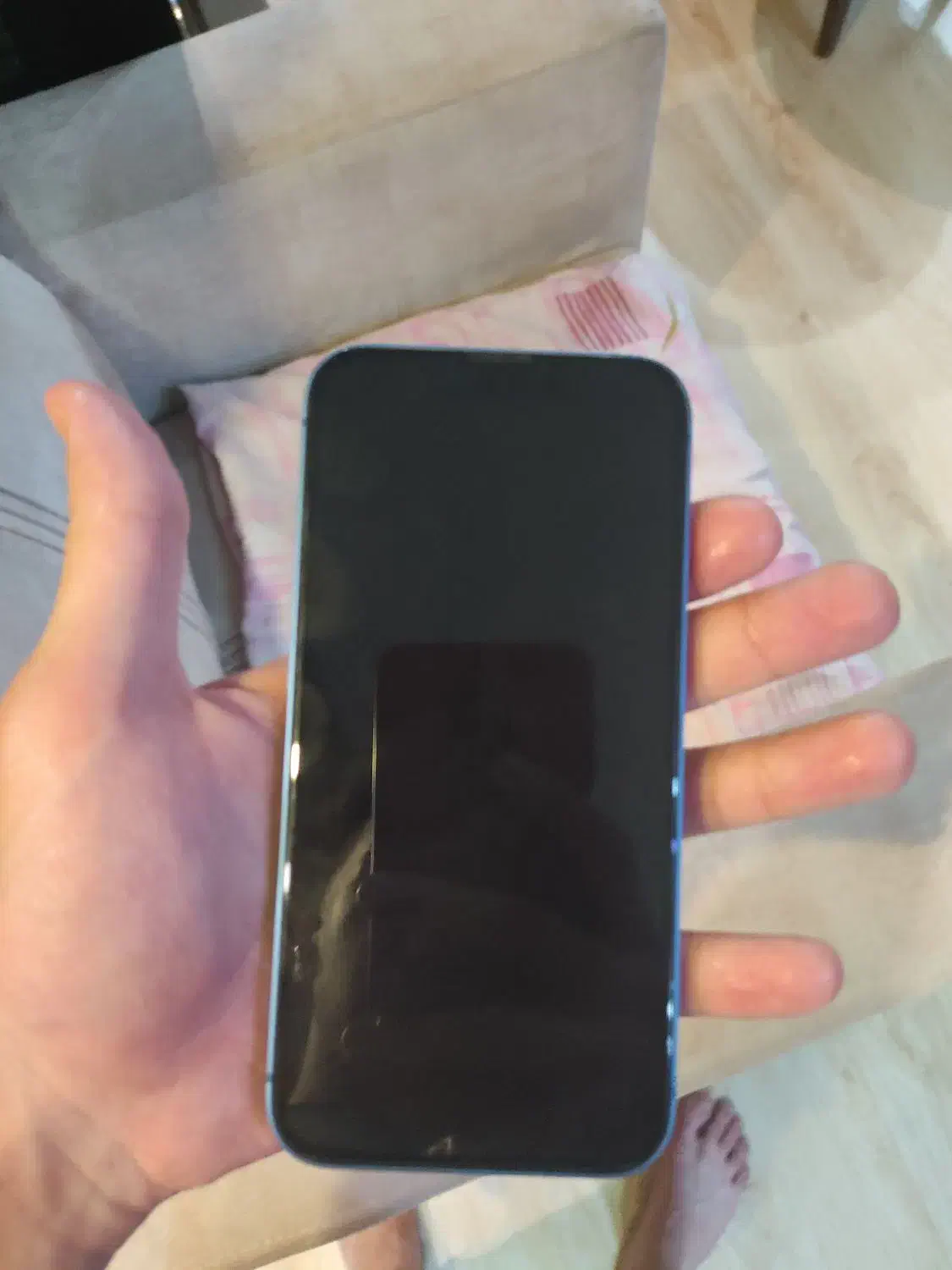 گوشی آیفون ۱۳ نرمال رنگ آبی ch ۱۲۸|موبایل|قم, حنیف نژاد|دیوار