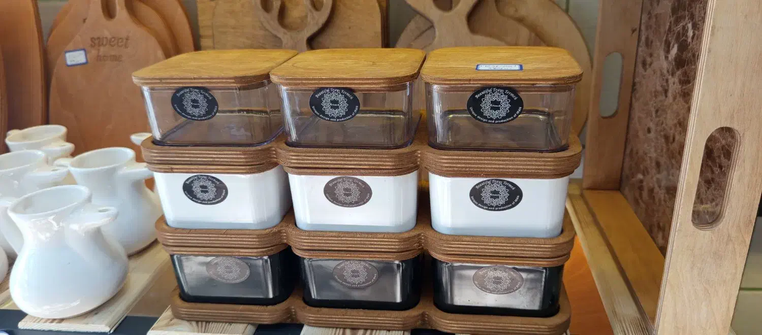 انواع ظروف چوبی،چینی وغیره،لوازم برقی آشپزخانه|ظروف سرو و پذیرایی|کرمان, |دیوار