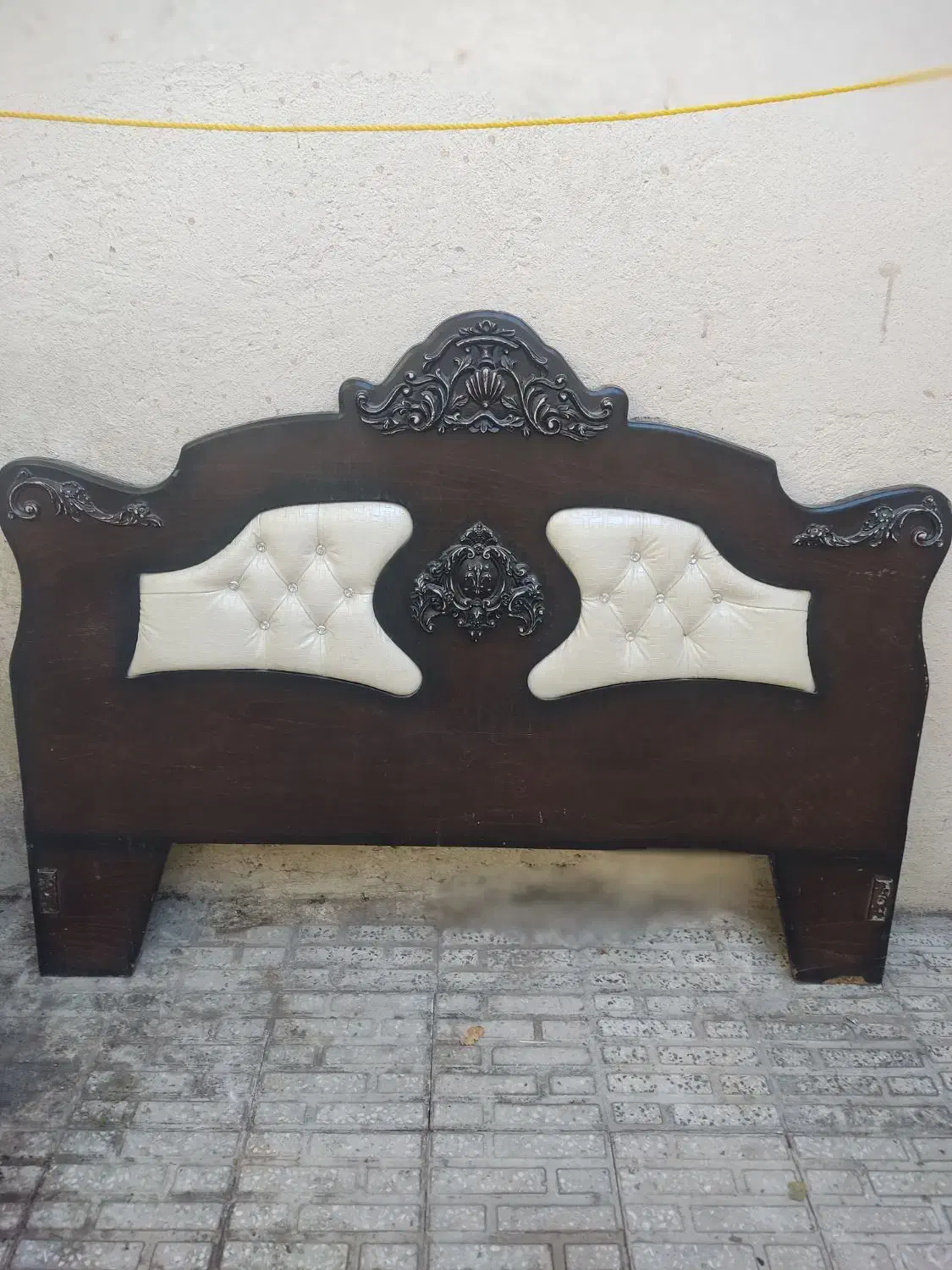 تخت خواب دونفره بدون تشک|تخت و سرویس خواب|نهاوند, |دیوار