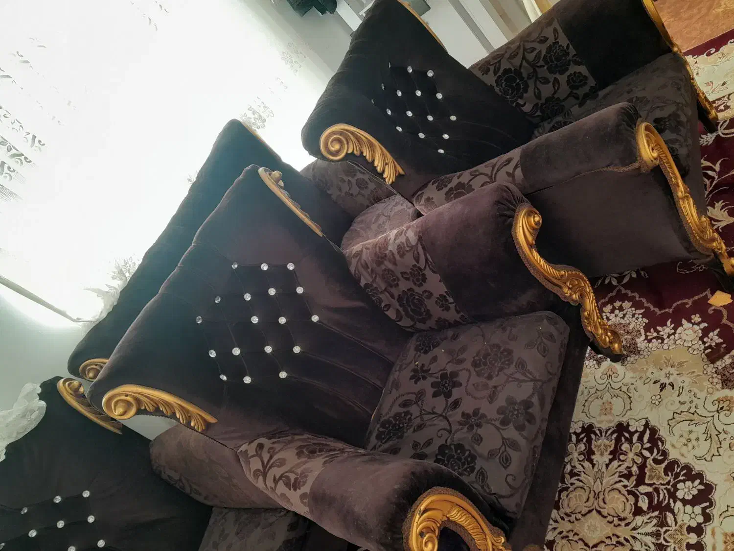 مبل هفت نفره سالم|مبلمان خانگی و میز عسلی|صائین قلعه, |دیوار