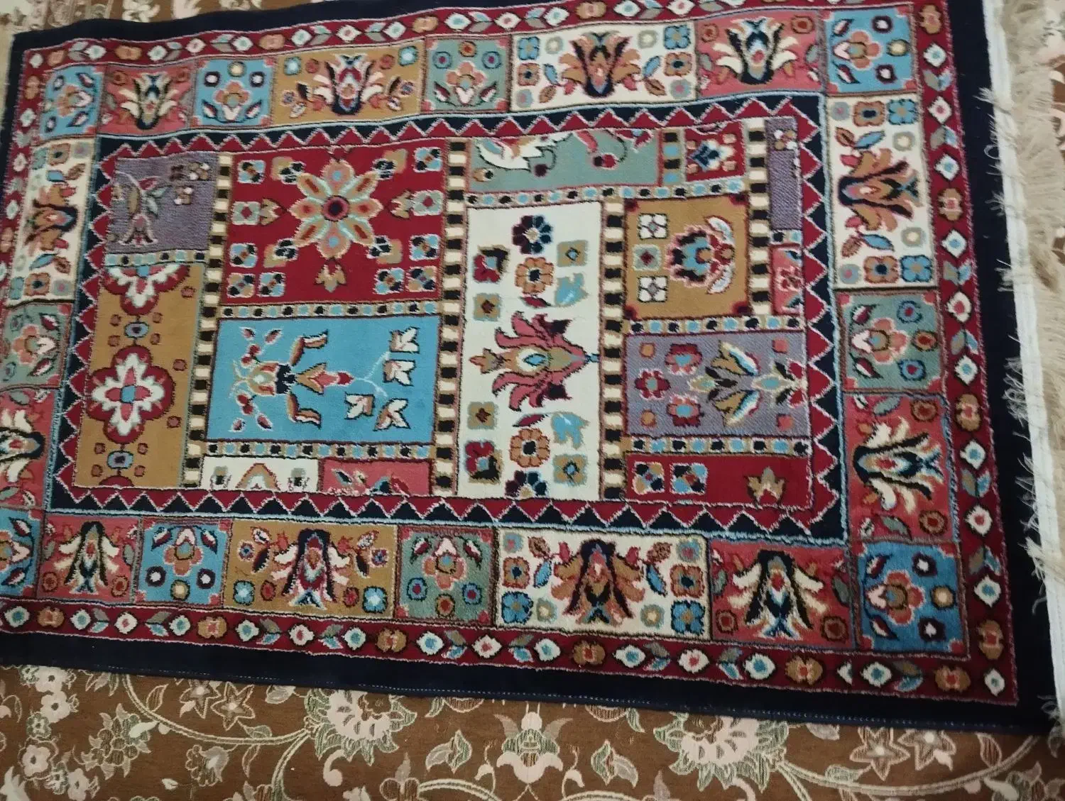 دو عدد گبه در حد نو|گلیم، جاجیم، گبه|بومهن, |دیوار