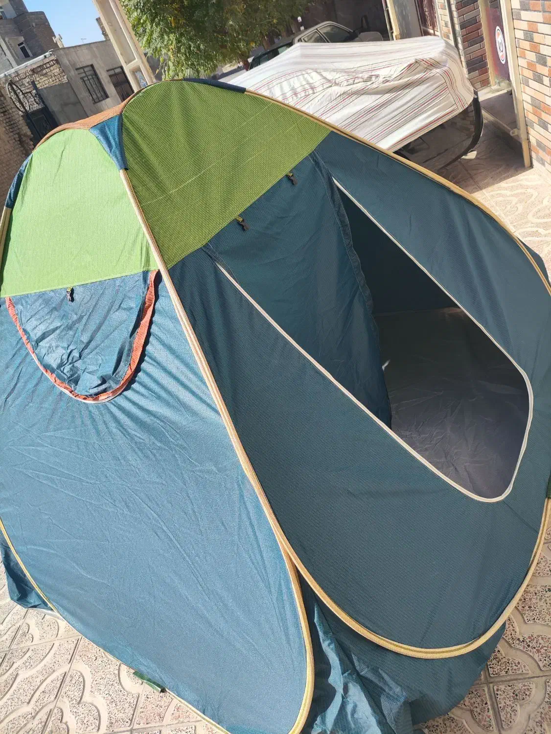 چادر مسافرتی۶ نفره برنو بلیزر اصل فقط در پاسارگاد|کوهنوردی و کمپینگ|رباط‌کریم, شهرک صنعتی پاسارگاد|دیوار