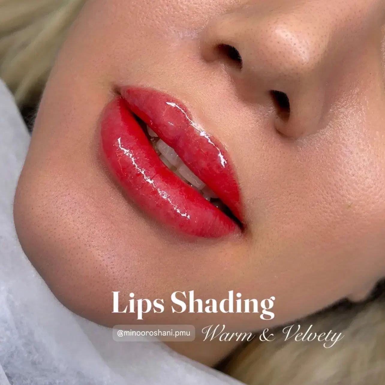 آرایش دائم سبک طبیعی|خدمات آرایشگری و زیبایی|رشت, بوسار|دیوار