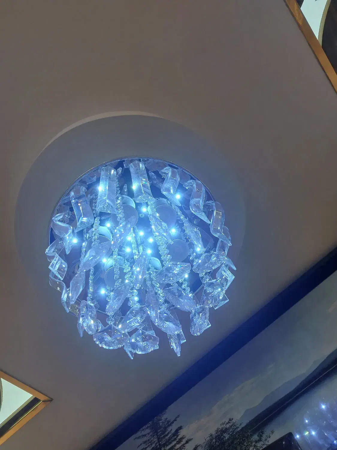 لوستر کریستالی|لوستر و چراغ آویز|تبریز, |دیوار