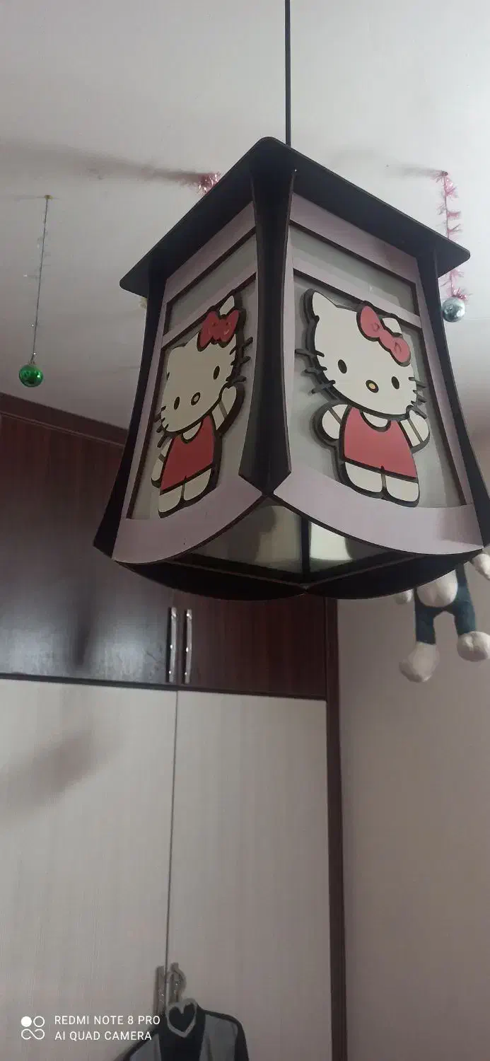 لوستر طرح کیتی|لوستر و چراغ آویز|کرمانشاه, |دیوار