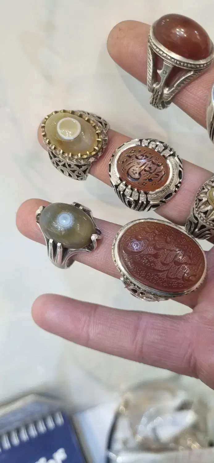 فروش انگشتر نقره دست ساز|جواهرات|یزد, |دیوار