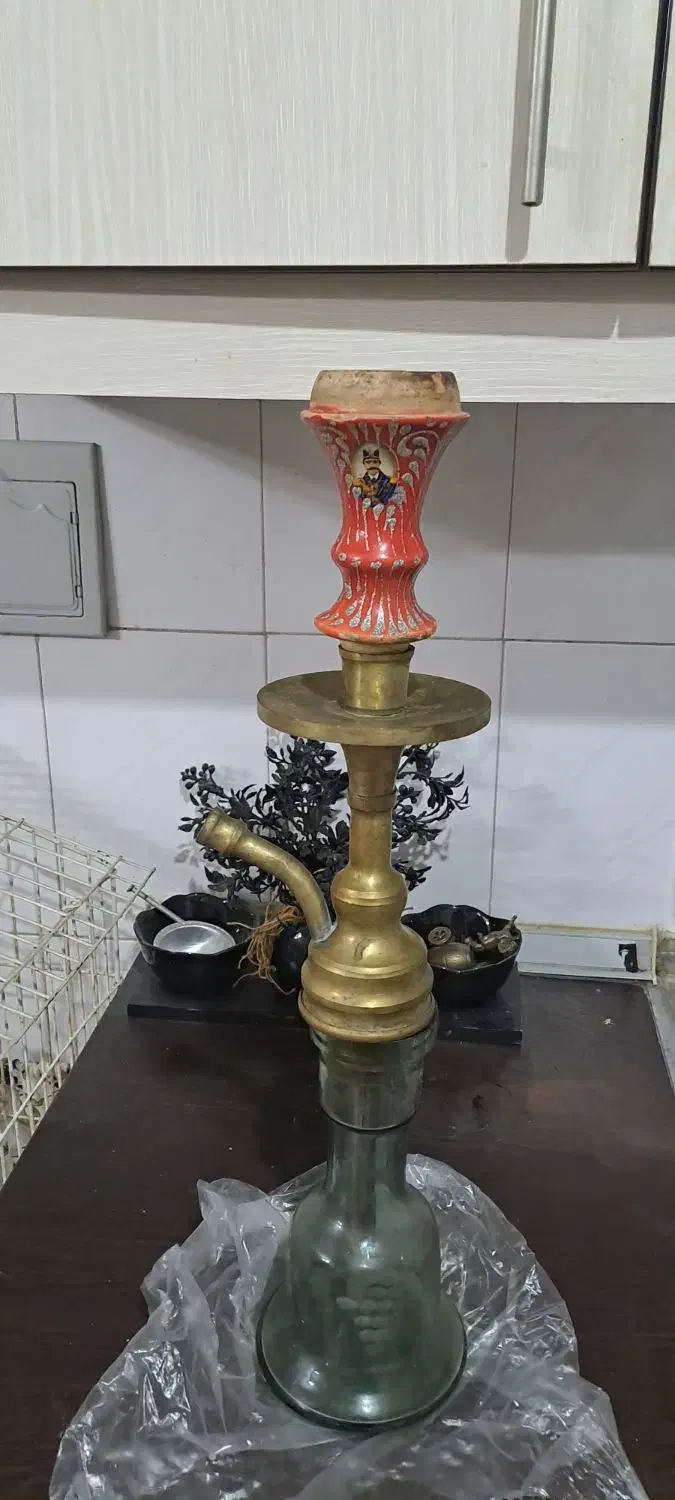 قلیون تنه برنجی|صنایع دستی و سایر لوازم تزئینی|تهران, وحیدیه|دیوار