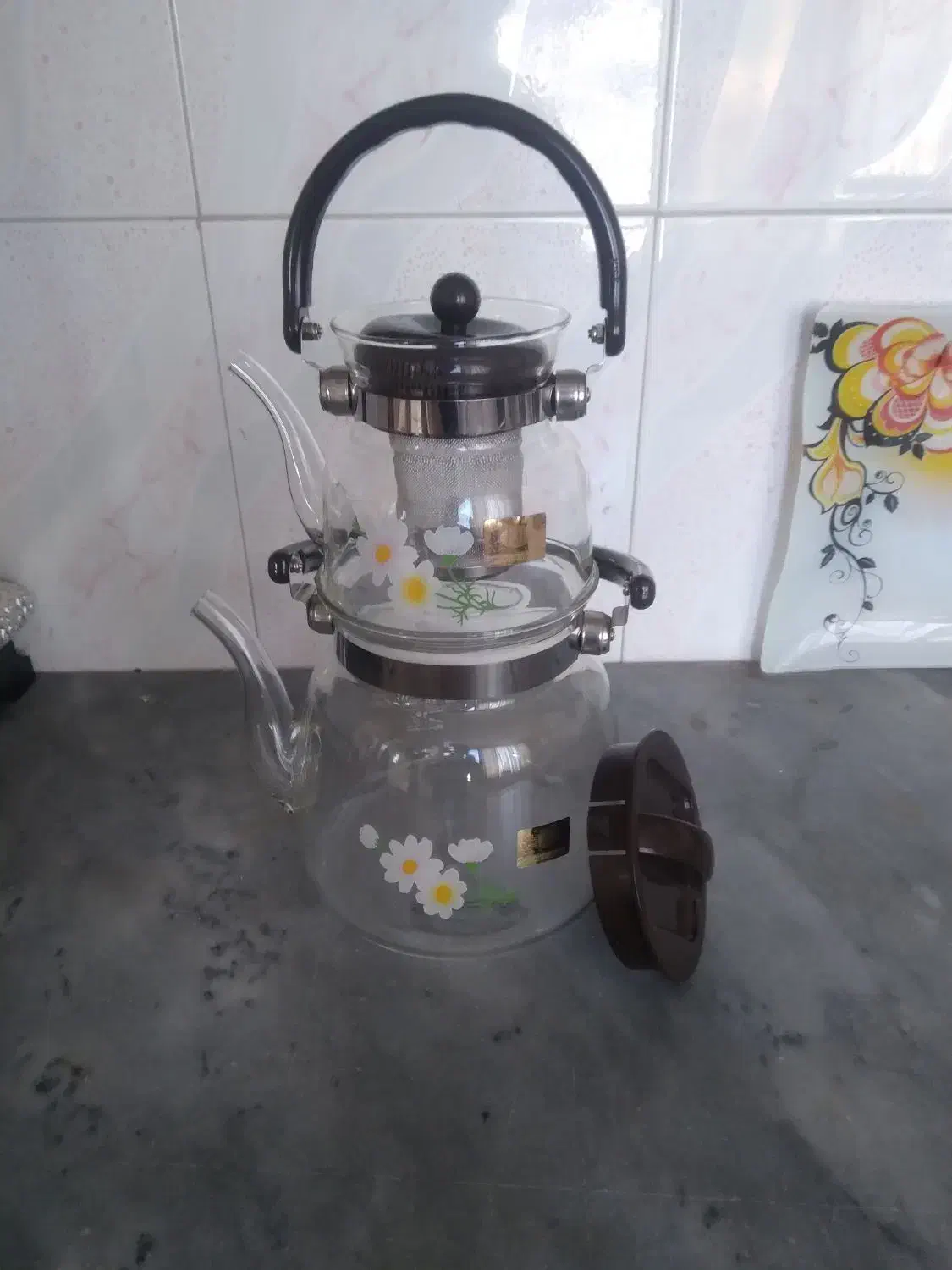 کتری و قوری پیرکس|قوری، کتری، قهوهساز دستی|ابهر, |دیوار