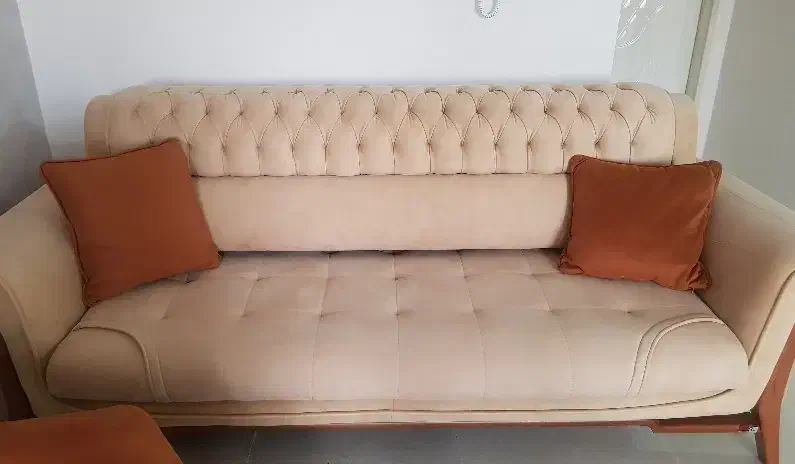 مبل چستر ۸نفره و میزناهارخوری ۶نفره نو|مبلمان خانگی و میز عسلی|بروجرد, |دیوار