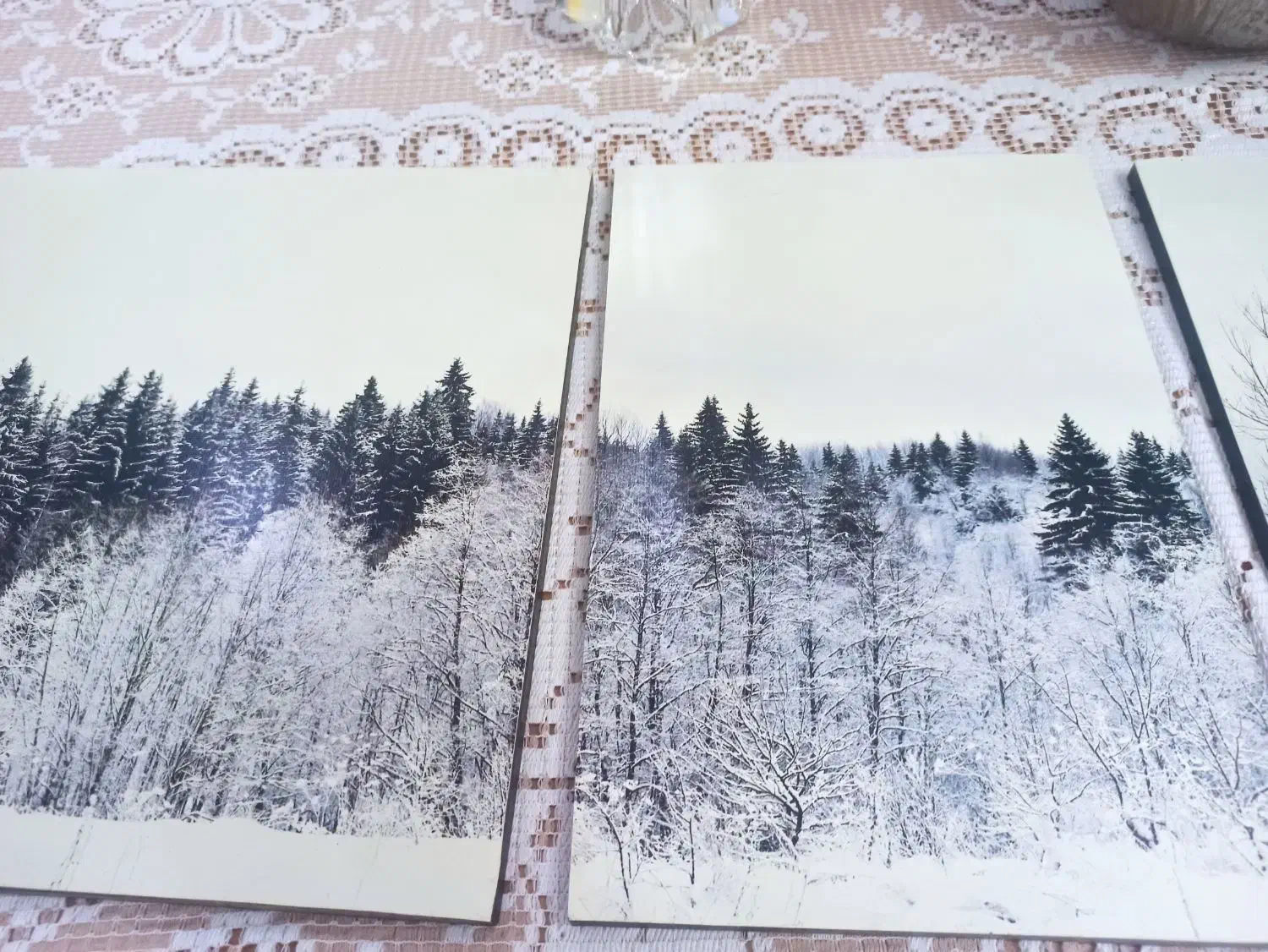 تابلو منظره برفی|تابلو، نقاشی، عکس|پردیس, فاز ۱۱|دیوار