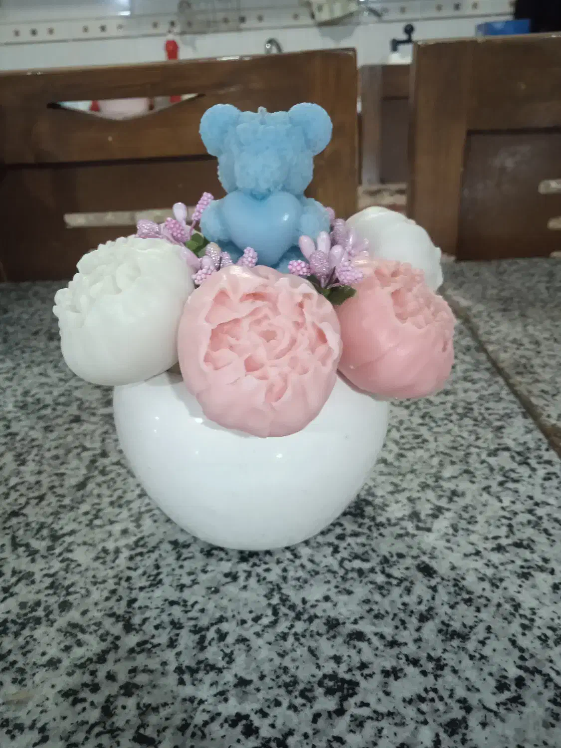 شمع ،سنگ مصنوعی،قالب سلیکونی|صنایع دستی و سایر لوازم تزئینی|نهبندان, |دیوار