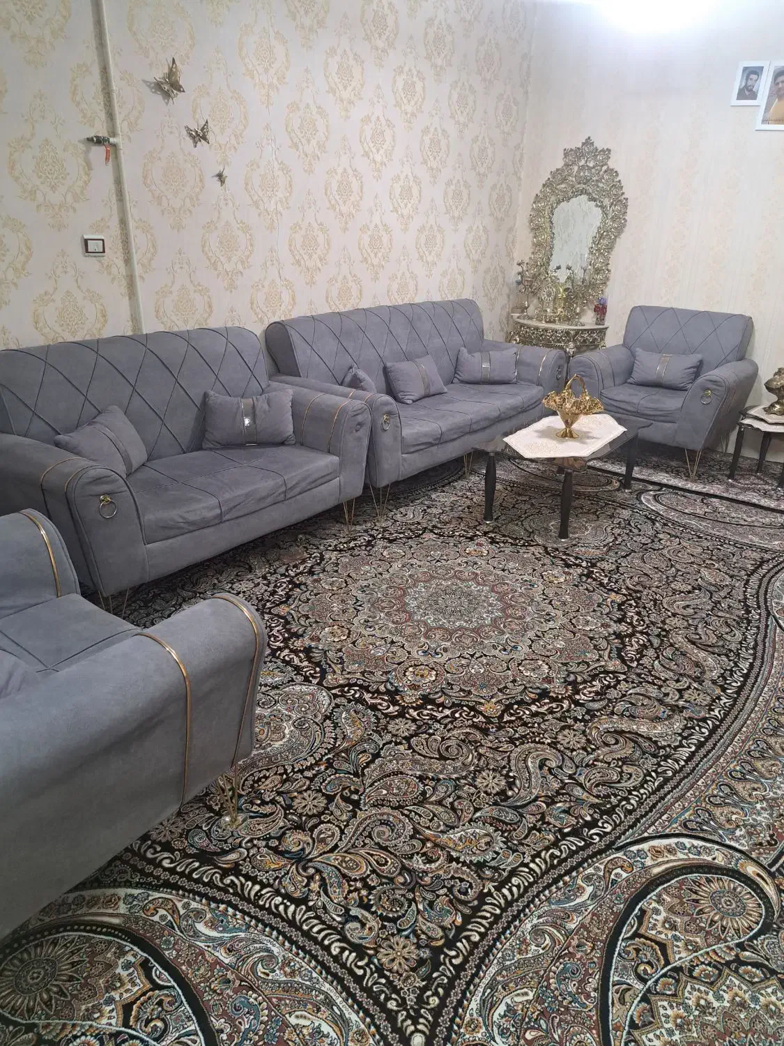 مبل راحتی هفت نفره|مبلمان خانگی و میز عسلی|شهریار, رضی آباد بالا|دیوار