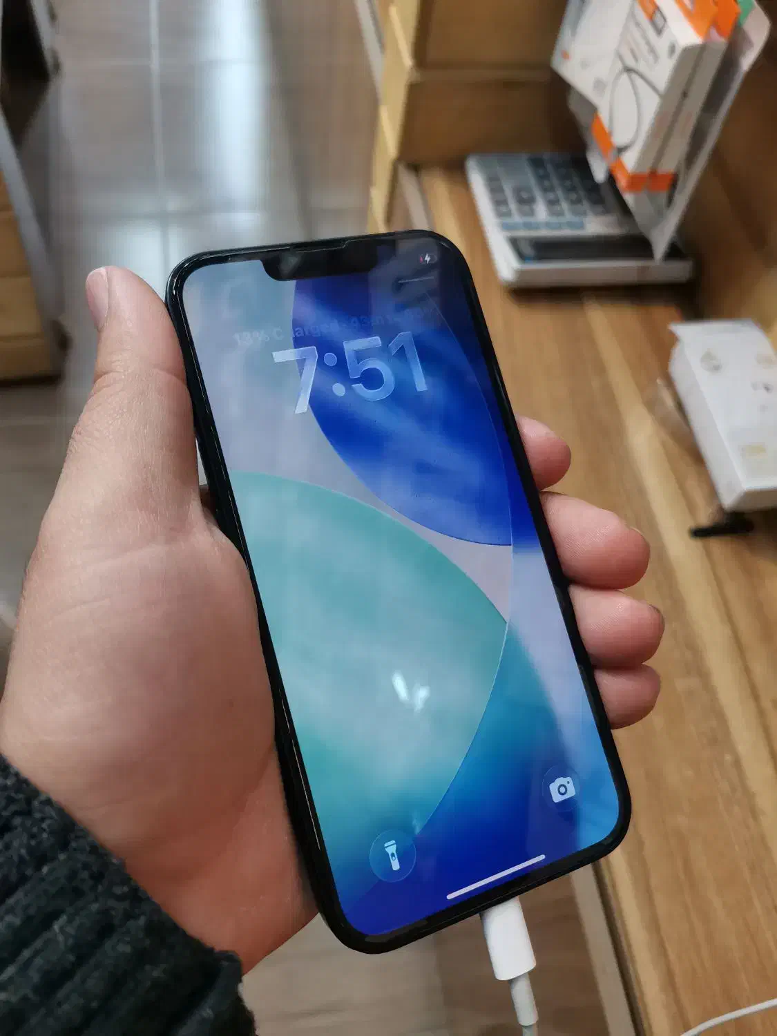 آیفن ۱۳ نرمال بدون خط و خش|موبایل|کاشمر, |دیوار