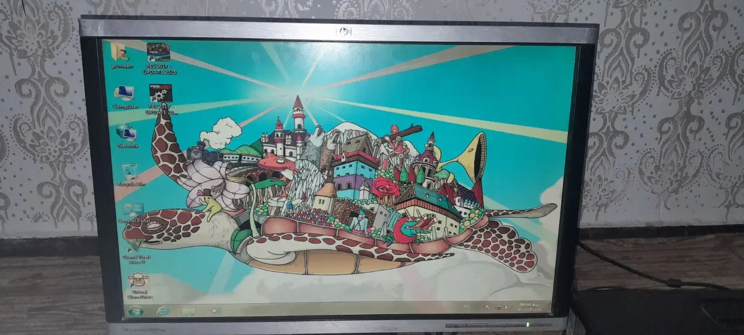 کیس گیمینگ با مانیتور درحد نو|رایانه رومیزی|کارون, |دیوار