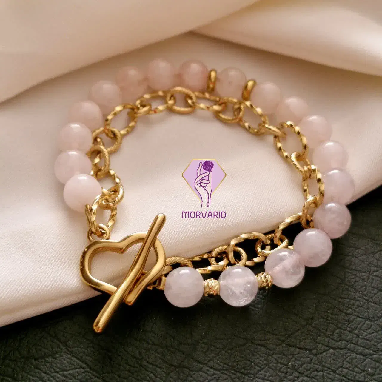 دستبند رز کوارتز|جواهرات|قم, جمکران|دیوار