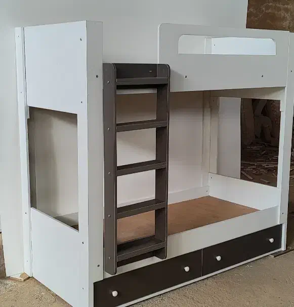 تخت دوطبقه نردبانی پایه ال|تخت و سرویس خواب|مشهد, شهرک امام هادی (شهرک غرب)|دیوار