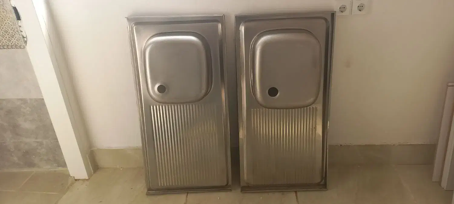 فروش2عدد سینک ظرفشویی استیل البرز|مصالح و تجهیزات ساختمان|شوش, |دیوار