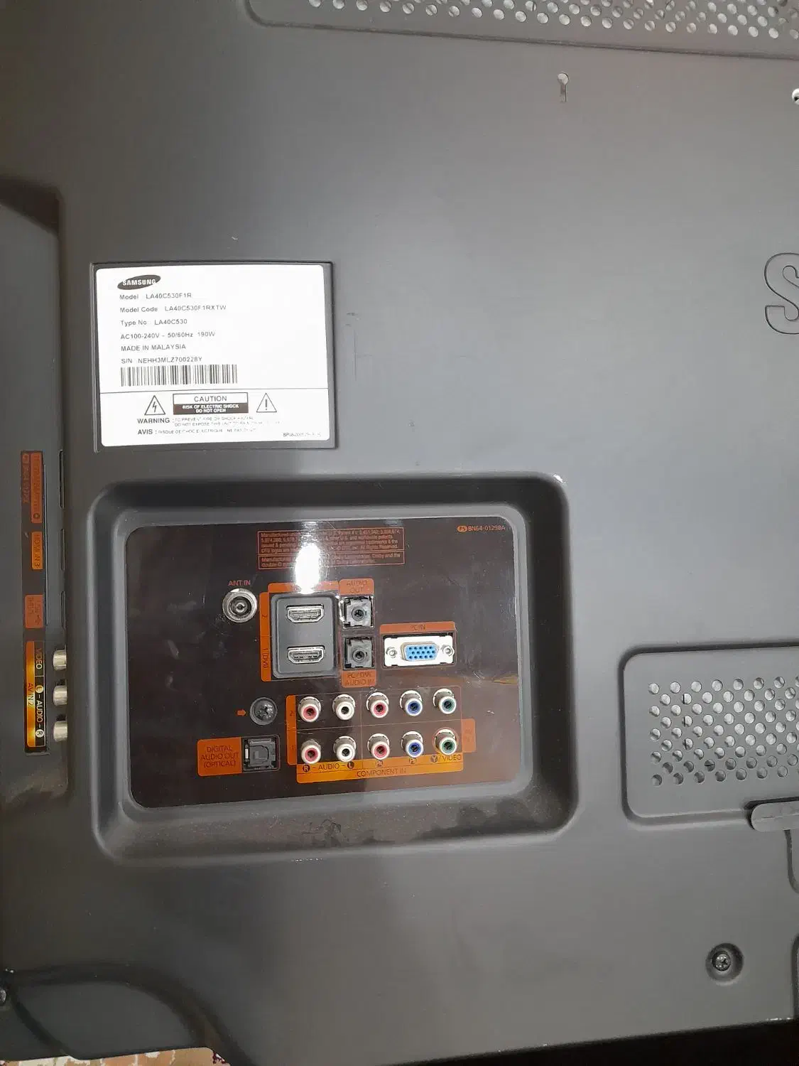 تلویزیون سامسونگ ۴۰ اینچ ال سی دی|تلویزیون و پروژکتور|ری, دیلمان|دیوار