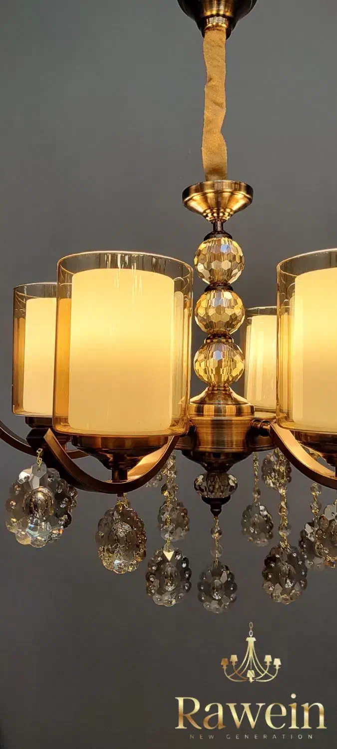 لوستر وِلیا / کلاسیک مدرن/ جلوهای گرم و چشمنواز|لوستر و چراغ آویز|شهریار, شهریار|دیوار