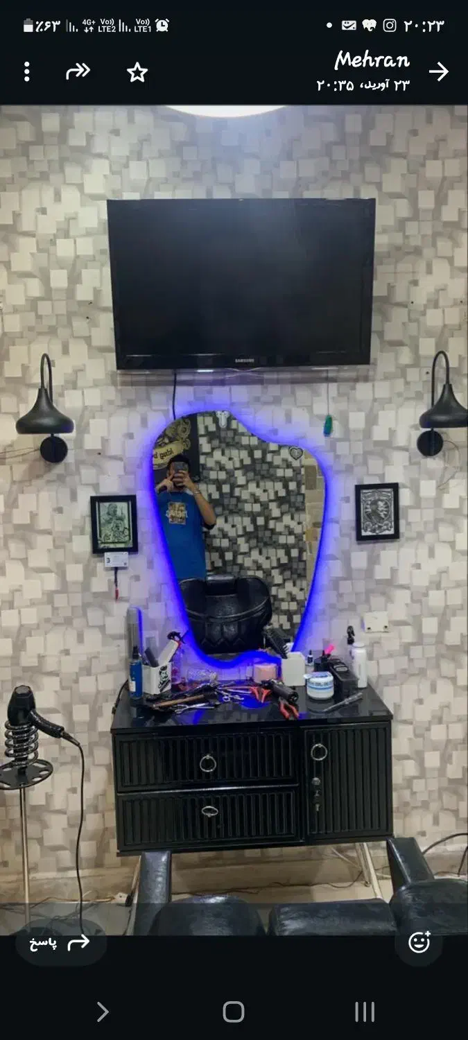 اجاره صندلی آرایشگاه مردانه|خدمات آرایشگری و زیبایی|پردیس, فاز ۲|دیوار