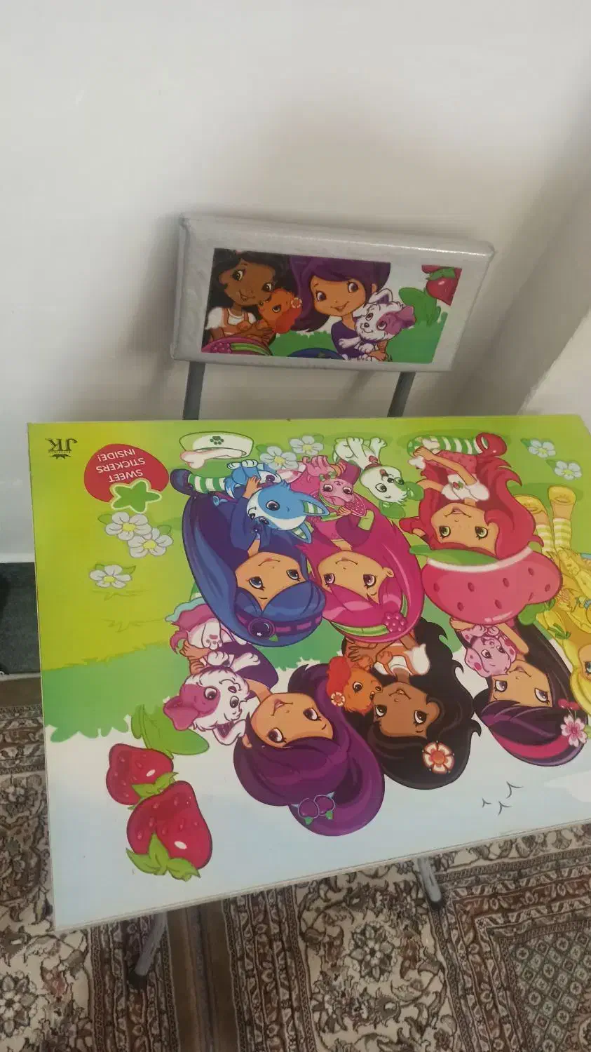 میز تحریر دخترانه درحد نو|میز تحریر و کامپیوتر|تبریز, |دیوار