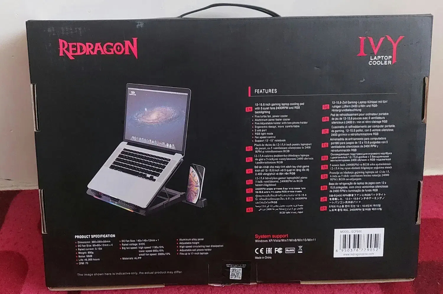 کول پد رددراگون نو|قطعات و لوازم جانبی رایانه|مشهد, امام خمینی|دیوار