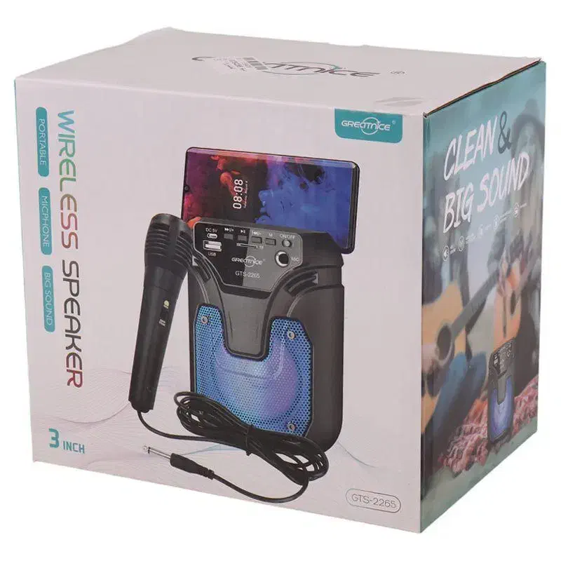 اسپیکر 3 اینچی  GTS 2265 با میکروفون و ورودی USB|پخش‌کننده همراه|ارومیه, |دیوار