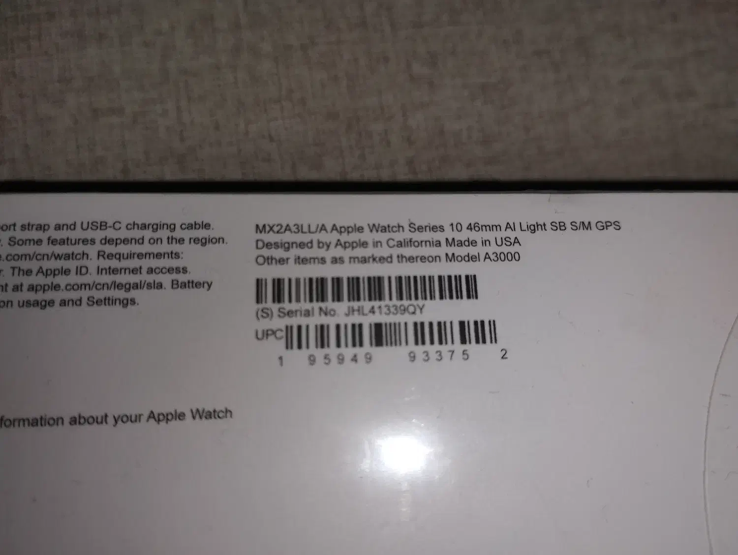 اپل واچ سری ۱۰ ۴۶ میل|لوازم جانبی موبایل و تبلت|تهران, پونک|دیوار