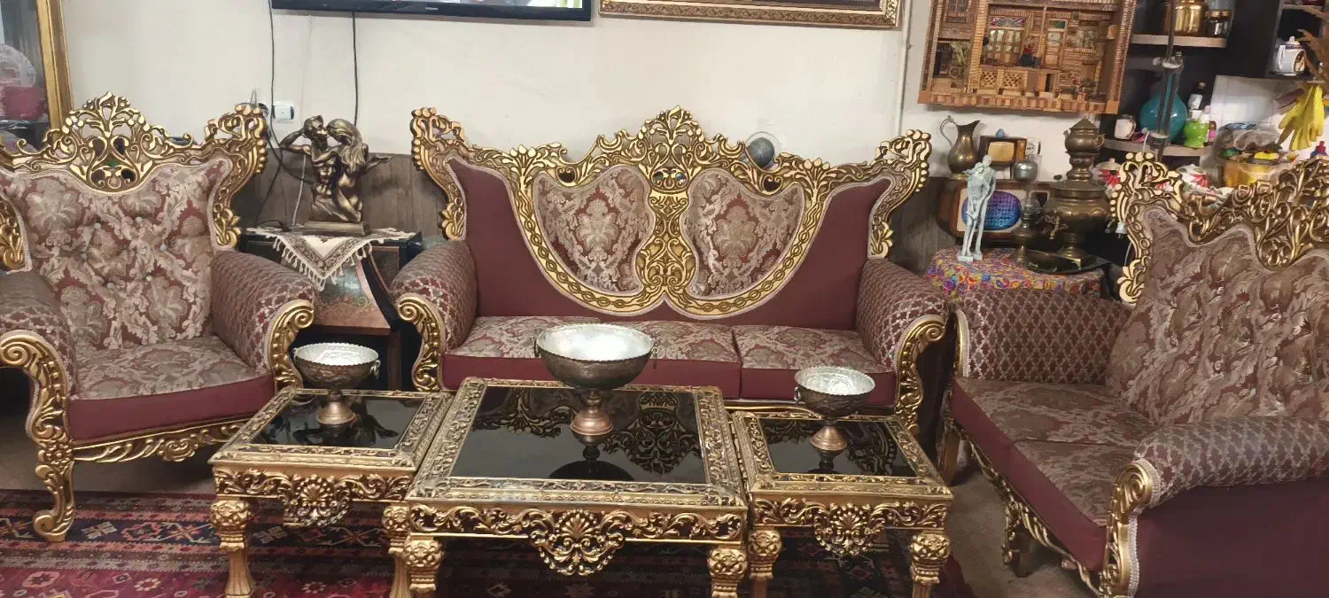 مبل سلطنتی ،چستر ،نهارخوری|مبلمان خانگی و میز عسلی|اصفهان, ملک‌شهر|دیوار