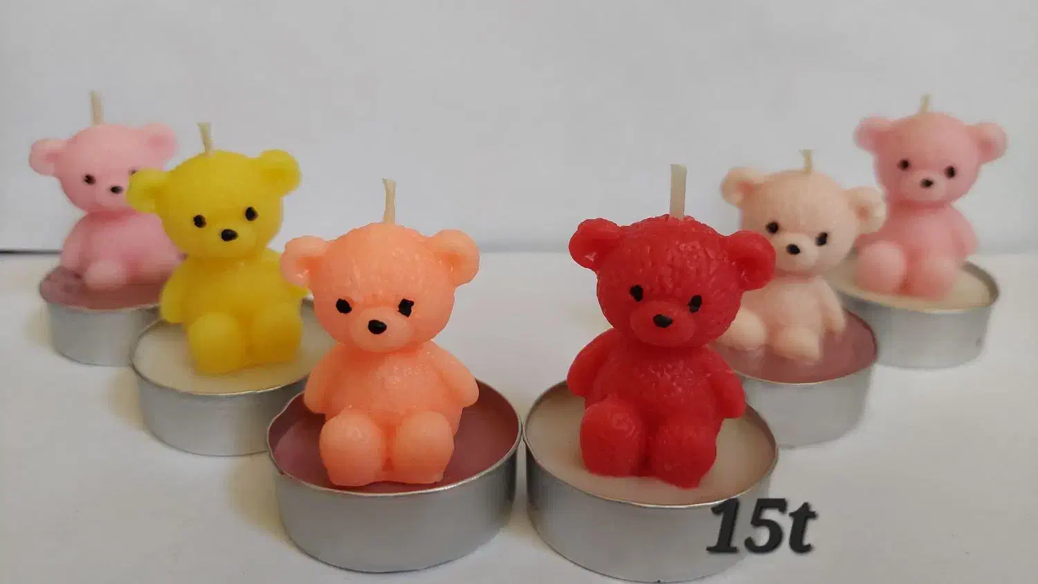 شمع سکهای مدل خرس|صنایع دستی و سایر لوازم تزئینی|شیراز, شهرک سراج|دیوار