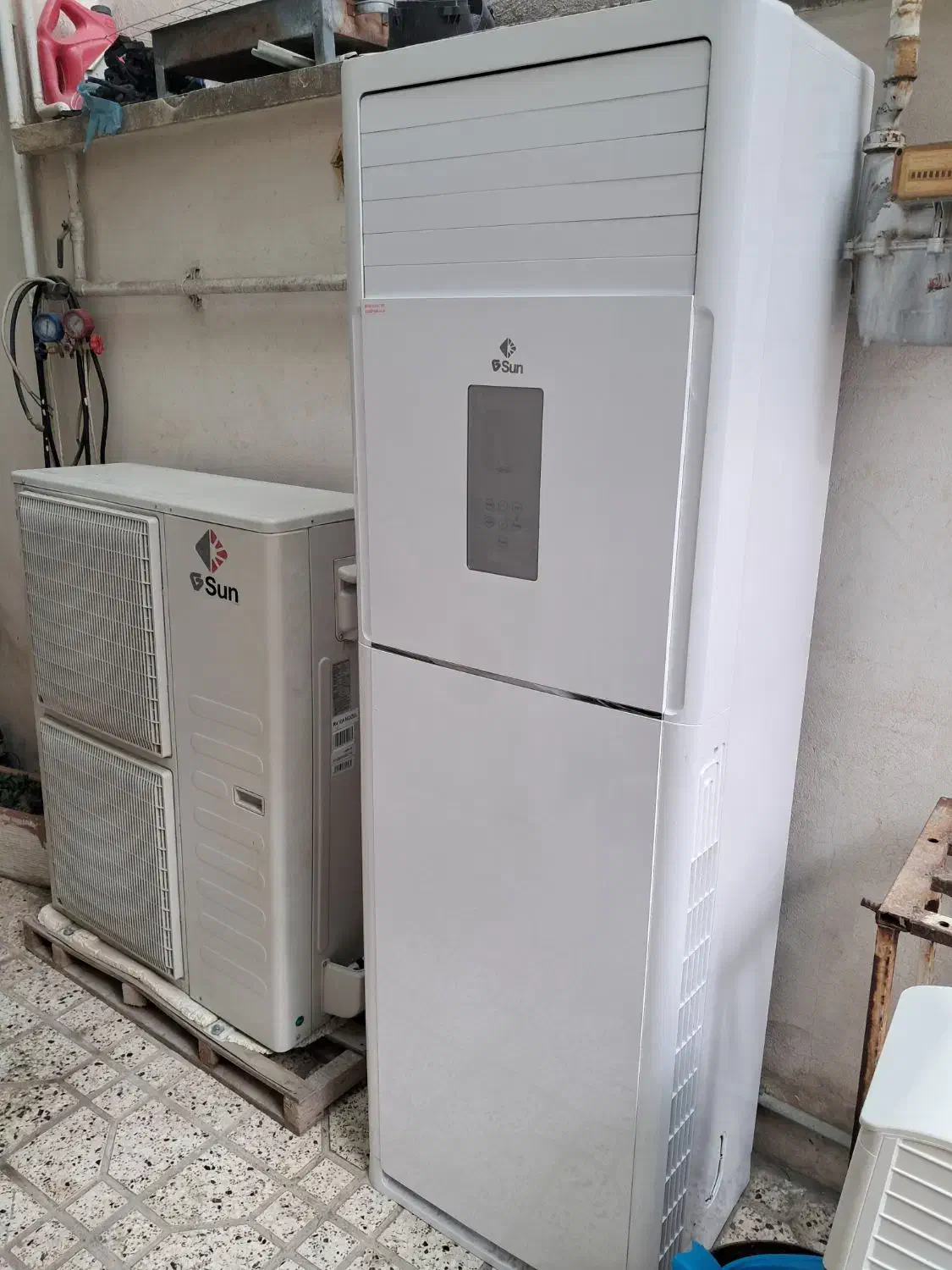 کولر ایستاده ۶۰۰۰۰ هزار|کولر گازی و فن‌کوئل|گنبد کاووس, |دیوار