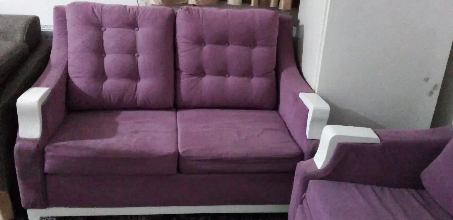 مبل ال به همراه میز|مبلمان خانگی و میز عسلی|اشتهارد, |دیوار