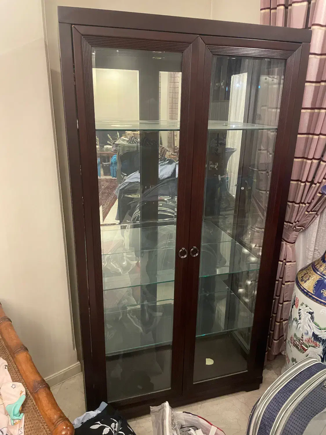 دو عدد بوفه چوب گردو|بوفه، ویترین، کنسول|تهران, قلهک|دیوار