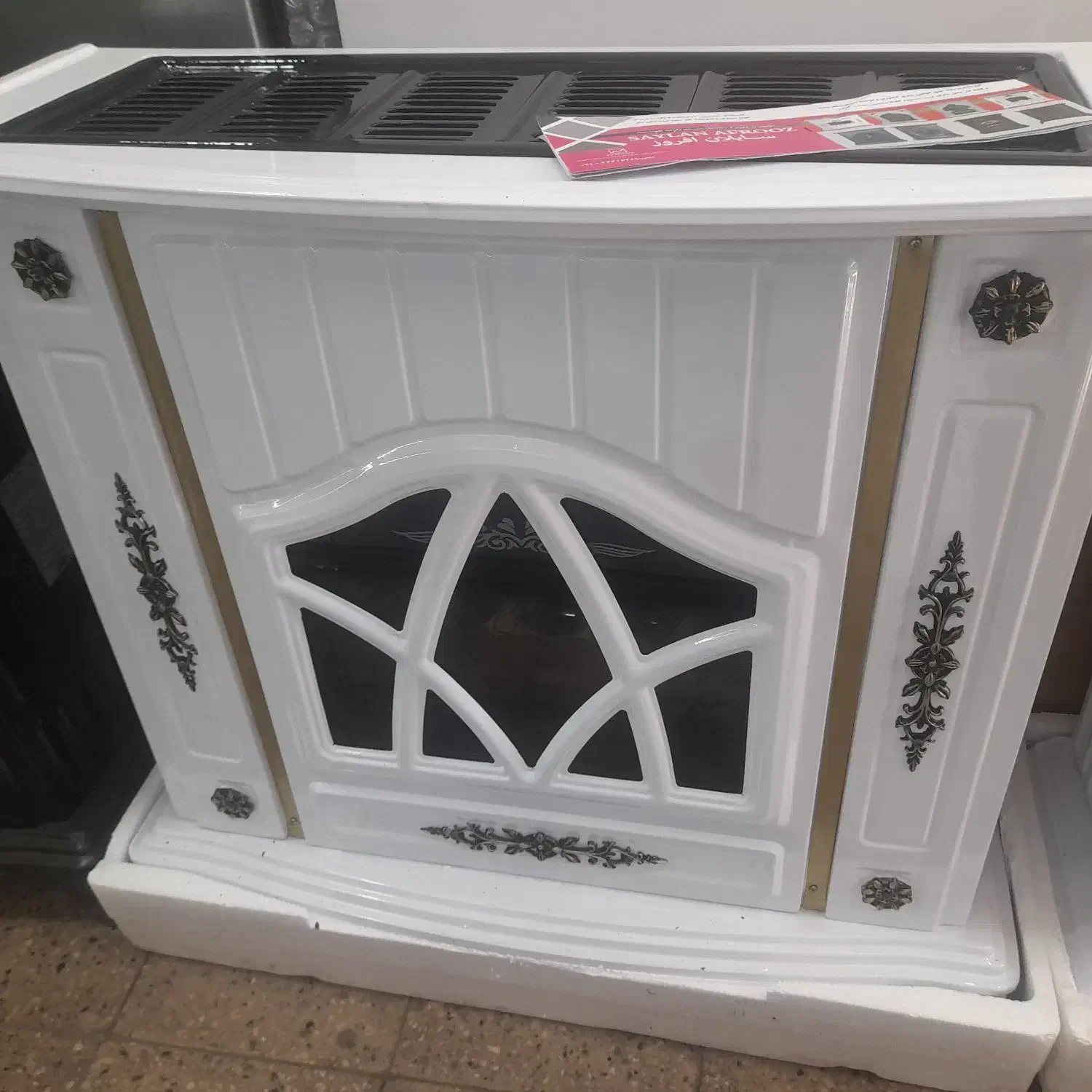 بخاری گازی شومینه|بخاری، هیتر، شومینه|اردبیل, |دیوار